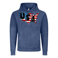 Vintage Denim Usa Vintage Hoodie - CowhideDigitalArt