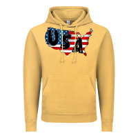 Vintage Mustard Usa Vintage Hoodie - CowhideDigitalArt