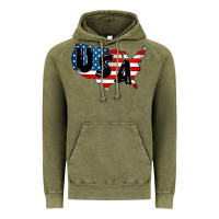 Vintage Olive Usa Vintage Hoodie - CowhideDigitalArt