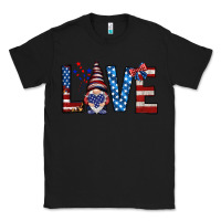 Black 4th Of July love gnome Classic Tee - HowdyJamesFarm