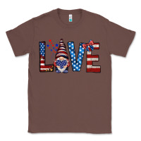 Chestnut 4th Of July love gnome Classic Tee - HowdyJamesFarm