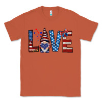 Copper 4th Of July love gnome Classic Tee - HowdyJamesFarm