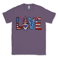 Lavender 4th Of July love gnome Classic Tee - HowdyJamesFarm
