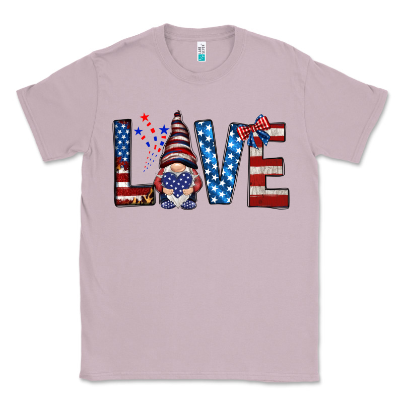4th Of July Love Gnome Classic Tee by HowdyJamesFarm | Teevron