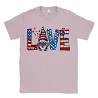 Lilac 4th Of July love gnome Classic Tee - HowdyJamesFarm