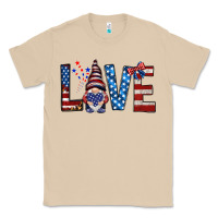 Mushroom 4th Of July love gnome Classic Tee - HowdyJamesFarm
