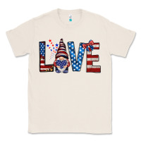 Natural 4th Of July love gnome Classic Tee - HowdyJamesFarm