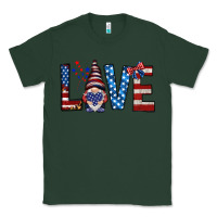 Sports Green 4th Of July love gnome Classic Tee - HowdyJamesFarm