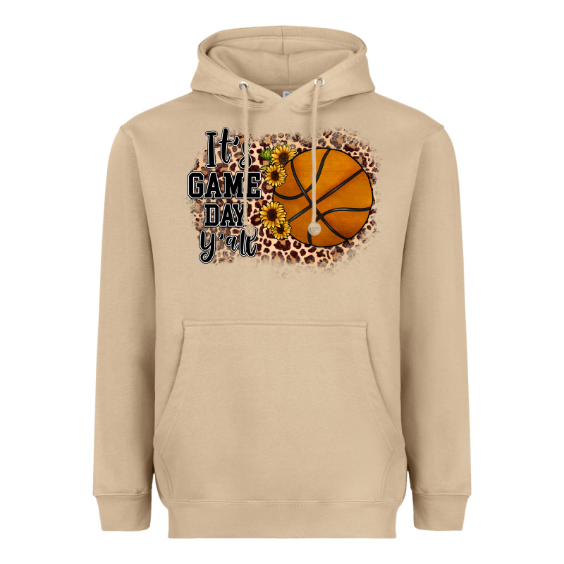 It's Game Day Y'all Basketball Heavyweight Hoodie by JahusDesignShop | Teevron