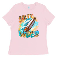 Bubblegum Pink Salty vibes Ladies Tee - FaDigitalArtStudio