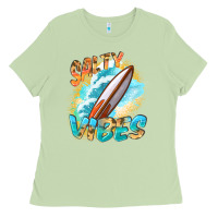 Matcha Salty vibes Ladies Tee - FaDigitalArtStudio