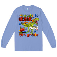 Colony Blue ready to crush 5th grade Long Sleeve Tee - BundleAndBundleShop