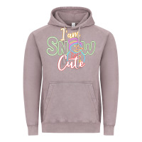 Vintage Zinc l am snow cute Vintage Hoodie - CowhideDigitalArt