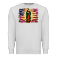 Dove Grey america our lady of guadalupe Premium Sweatshirt - JahusDesignShop