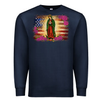 Navy america our lady of guadalupe Premium Sweatshirt - JahusDesignShop