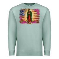 Seafoam america our lady of guadalupe Premium Sweatshirt - JahusDesignShop