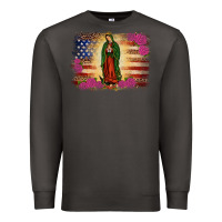 Smoke america our lady of guadalupe Premium Sweatshirt - JahusDesignShop