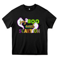Black say boo and scary on Heavy Core Tee - CowGirlArtShop