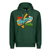 Sports Green daycare dude Premium Hoodie - Jasminsmagicworld
