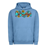 Pigment Pebble Blue western mama Urban Hoodie - RanaPortraitStore