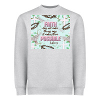 Heather Grey faith does not make things easy Heavyweight Sweatshirt - JahusDesignShop