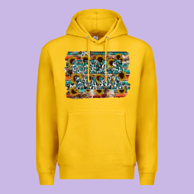 Girls Mama Premium Hoodie Designed By Racoondesign