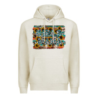 Oatmeal Heather girls mama Premium Hoodie - RacoonDesign