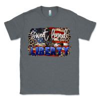 Charcoal Heather Sweet land of liberty 4th of july Classic Tee - CowGirlArtShop