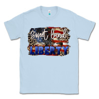 Dusty Blue Sweet land of liberty 4th of july Classic Tee - CowGirlArtShop