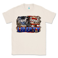 Natural Sweet land of liberty 4th of july Classic Tee - CowGirlArtShop
