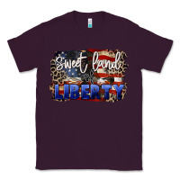 Plum Sweet land of liberty 4th of july Classic Tee - CowGirlArtShop