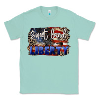 Seafoam Sweet land of liberty 4th of july Classic Tee - CowGirlArtShop