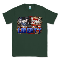 Sports Green Sweet land of liberty 4th of july Classic Tee - CowGirlArtShop