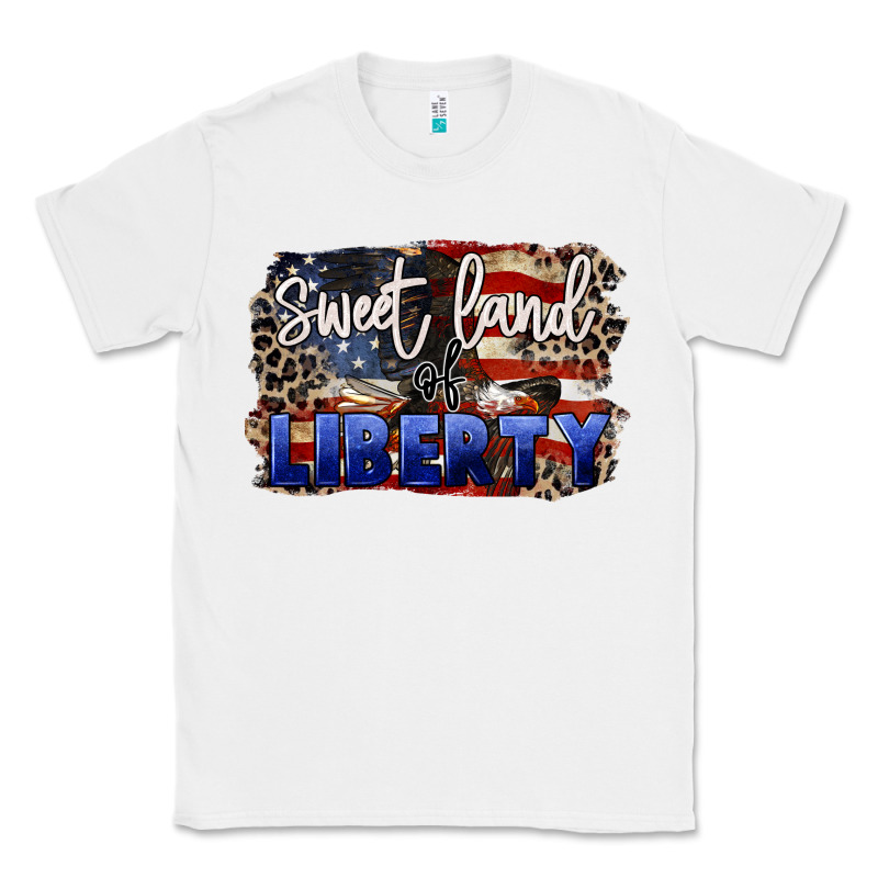 Sweet Land Of Liberty 4th Of July Classic Tee by CowGirlArtShop | Teevron