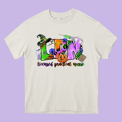 Lpn Licensed Practical Nurse Heavy Core Tee Designed By Cowgirlartshop