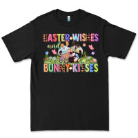 Black Easter wishes and bunny kisses Easter gnomies  Eas Premium Tee - CowGirlArtShop