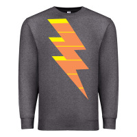 Charcoal Heather LIGHTNING BOLT Premium Sweatshirt - baoMotion