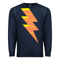 Navy LIGHTNING BOLT Premium Sweatshirt - baoMotion