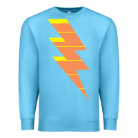 Ocean Blue LIGHTNING BOLT Premium Sweatshirt - baoMotion
