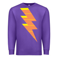 Purple LIGHTNING BOLT Premium Sweatshirt - baoMotion