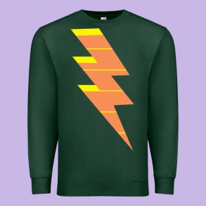 Lightning Bolt Premium Sweatshirt Designed By Baomotion