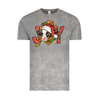 Cloud Rock joy christmas with cow bbs Vintage Tee - BundleAndBundleShop
