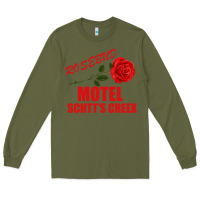 Army Green rosebud  motel schtts creex Long Sleeve Tee - Bettercallsaul