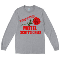 Heather Grey rosebud  motel schtts creex Long Sleeve Tee - Bettercallsaul