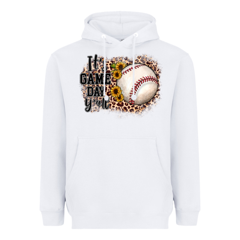 It's Game Day Y'all Baseball Heavyweight Hoodie by JahusDesignShop | Teevron