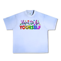 Grape Ice Western Dare To Be Yourself LGBTQ Urban Heavy Tee - BundleAndBundleShop