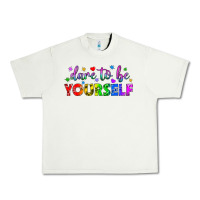 Pistachio Western Dare To Be Yourself LGBTQ Urban Heavy Tee - BundleAndBundleShop