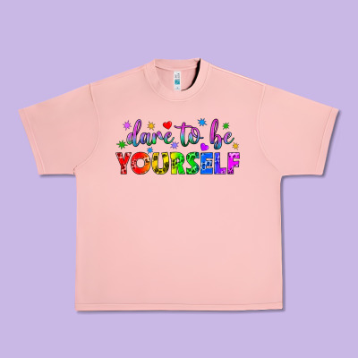 Western Dare To Be Yourself Lgbtq Urban Heavy Tee Designed By Bundleandbundleshop