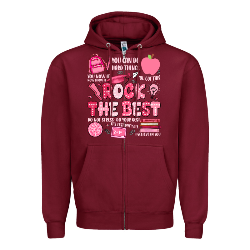 Rock The Best Zipper Hoodie by JahusDesignShop | Teevron