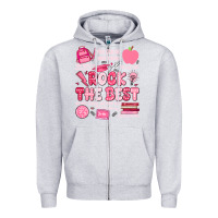 Heather Grey rock the best Zipper Hoodie - JahusDesignShop